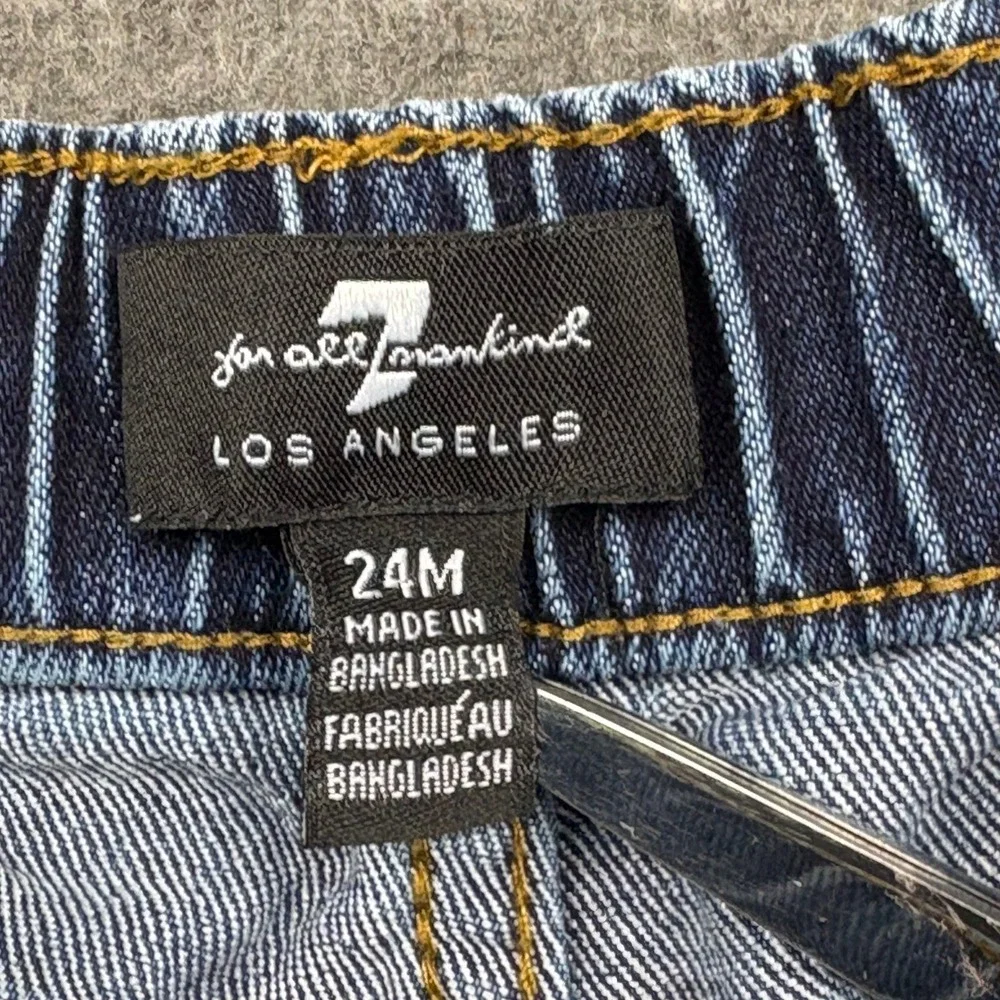 7‎ For All Mankind Girls 24M (2024) Pull On Jeans Elastic Waist Country Princess